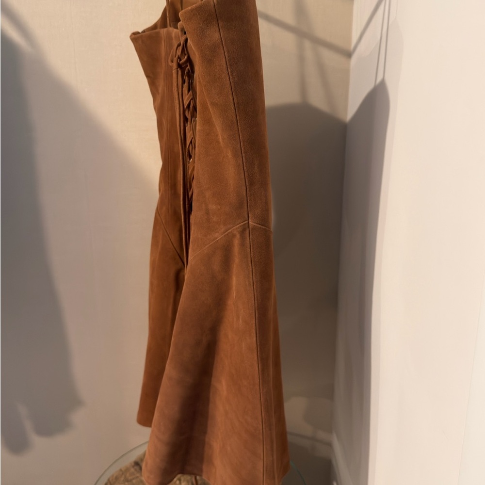 Elwood Brown Suede Dress - Picture 6 of 7
